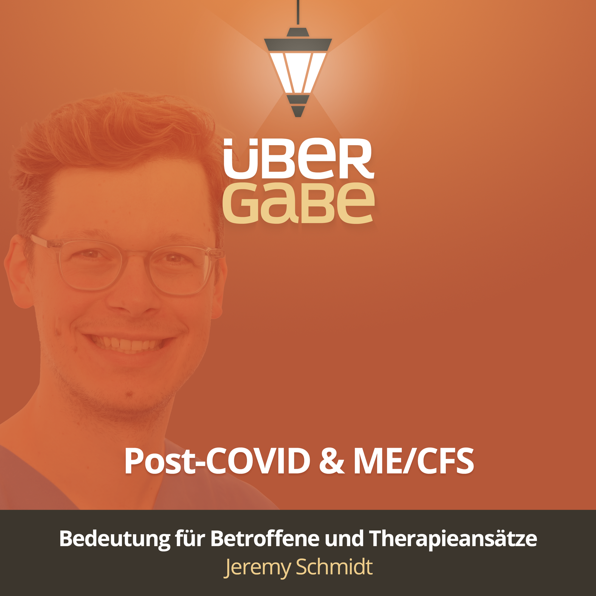 Episodencover zu Post-COVID und ME/CFS des Übergabe-Podcasts mit Jeremy Schmidt